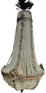 Kroonluchter - Verguld brons - Franse zak kroonluchter