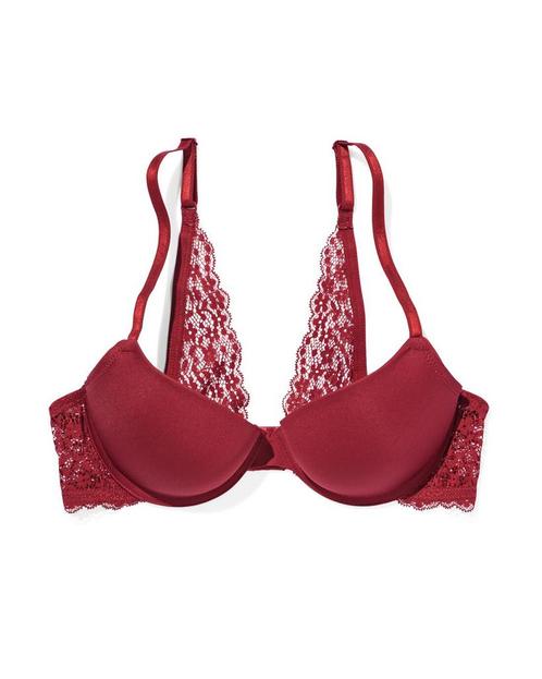 HEMA Voorgevormde push-up beugel bh donkerrood, Kleding | Dames, Ondergoed en Lingerie, Verzenden