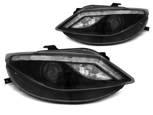 Koplampen LED DRL | Seat Ibiza 6J 2008-2012 | Zwart | LED Kn, Auto-onderdelen, Verlichting, Nieuw, Seat, Verzenden