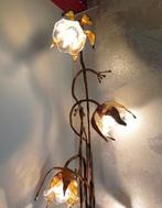 Candelabra vloerlamp - Gepatineerd brons, Muranoglas, koper