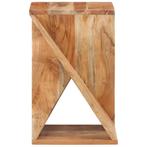 Bijzettafel 35x35x55 cm massief acaciahout (Interieur)