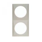 Berker Afdekraam Flow 2-Vaks Chroom Gelakt, Caravans en Kamperen, Ophalen of Verzenden, Nieuw