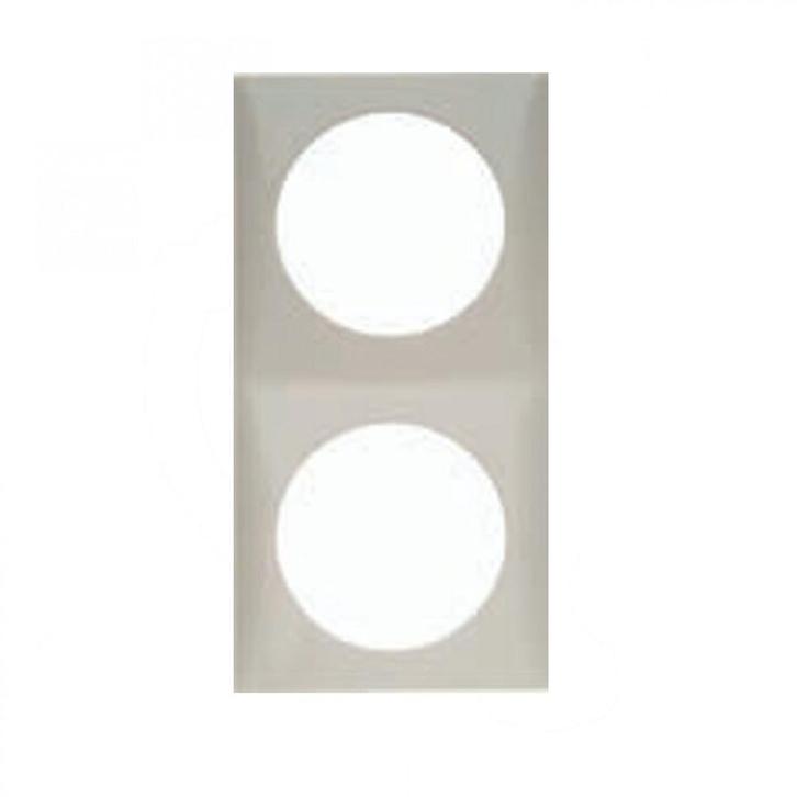 Berker Afdekraam Flow 2-Vaks Chroom Gelakt, Caravans en Kamperen, Kampeeraccessoires, Ophalen of Verzenden