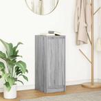 vidaXL Dressoir 29,5x34x76 cm bewerkt hout grijs sonoma, Huis en Inrichting, Kasten | Dressoirs, Verzenden, Nieuw, 25 tot 50 cm