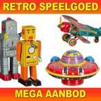 Vintage speelgoed - Retro robots & vliegtuigjes van blik!