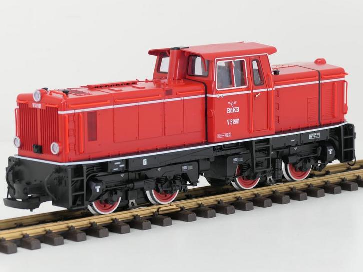 LGB 22512 RüKB V51901 diesellok, Digitaal, Sound, Hobby en Vrije tijd, Modeltreinen | Overige schalen, Overige typen, Zo goed als nieuw