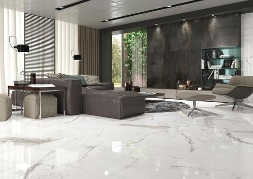 Carrara marmer tegels tot 75% korting!, Doe-het-zelf en Verbouw, Vloerdelen en Plavuizen, 30 cm of meer, 50 tot 150 cm, 10 m² of meer
