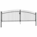 vidaXL Dubbele deur hekpoort Woerden met speerpunt 400x199,5, Tuin en Terras, Tuinpoorten, Verzenden, Nieuw