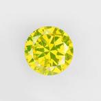 1 pcs Diamant (Kleurbehandeld) - 0.74 ct - Rond - Fancy, Sieraden, Tassen en Uiterlijk, Edelstenen, Nieuw
