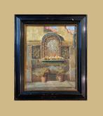 Sicilian School (c. 1910) - The ruins of a chapel after the, Antiek en Kunst, Kunst | Schilderijen | Klassiek
