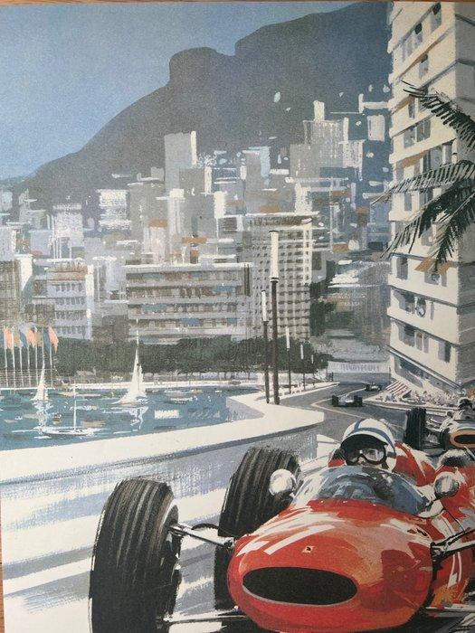 Anonymous - Poster pubblicitario- GP Monaco 1965- (After), Antiek en Kunst, Kunst | Designobjecten