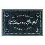 Entree Mat Blauw Vitamine Sea 70 x 50 cm Antislip, Watersport en Boten, Ophalen of Verzenden, Nieuw