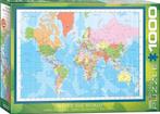 Map of the World Puzzel (1000 stukjes) | Eurographics -, Hobby en Vrije tijd, Verzenden, Nieuw