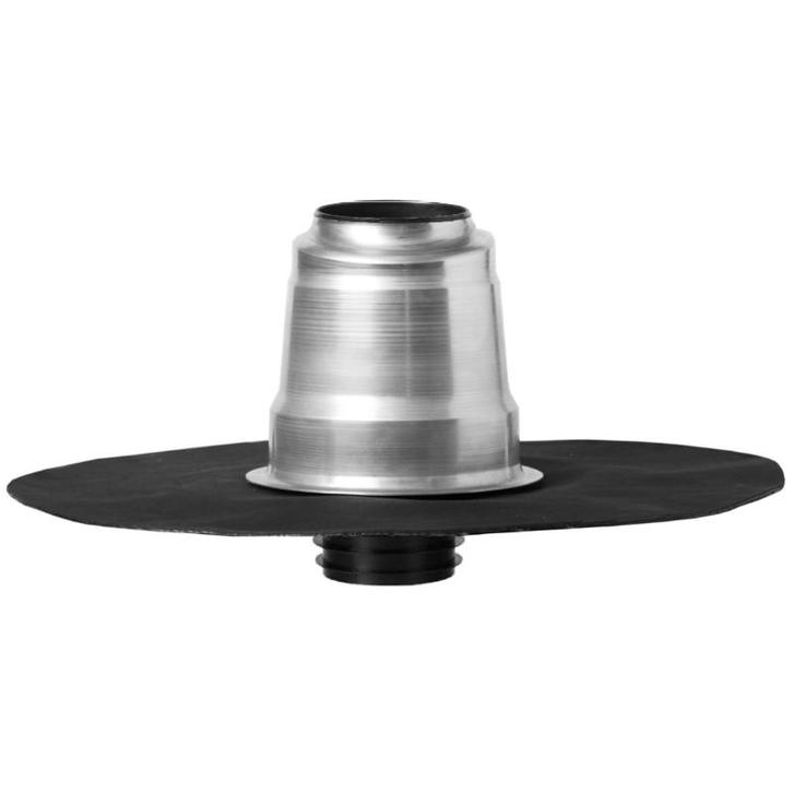 Dubbelwandige plakplaat - Bitumen - Ø150/160mm, Doe-het-zelf en Verbouw, Ventilatie en Afzuiging, Nieuw, Verzenden