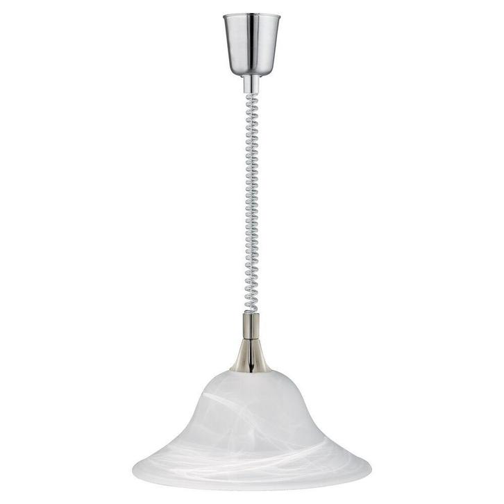 Aurora hanglamp, modern design, nikkel, Huis en Inrichting, Lampen | Hanglampen, Nieuw, Glas, 75 cm of meer, Ophalen of Verzenden