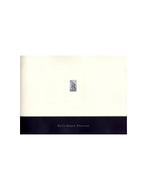 2003 ROLLS ROYCE PHANTOM BROCHURE ENGELS, Nieuw, Author