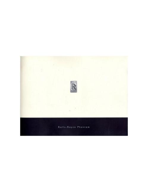 2003 ROLLS ROYCE PHANTOM BROCHURE ENGELS, Boeken, Auto's | Folders en Tijdschriften