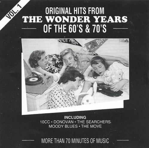 cd - Various - Original Hits From The Wonder Years Of The..., Cd's en Dvd's, Cd's | Overige Cd's, Zo goed als nieuw, Verzenden