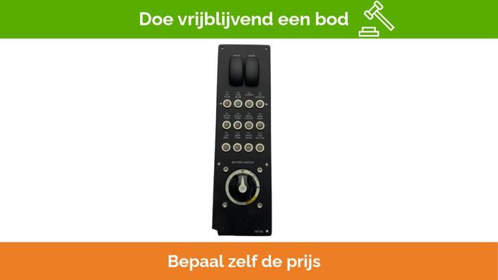 Bieden: Marine Single Engine Control Panel with Battery Swi, Watersport en Boten, Bootonderdelen, Elektra en Verlichting, Nieuw
