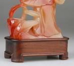 Beeldhouwwerk - Statuette - Kwanyin - Beeldhouwwerk - Houten, Antiek en Kunst