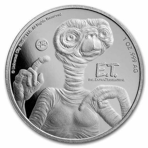 Niue - E.T. 40th Anniversary - 1 oz 2022 (25.000 oplage), Postzegels en Munten, Munten en Bankbiljetten | Verzamelingen, Munten
