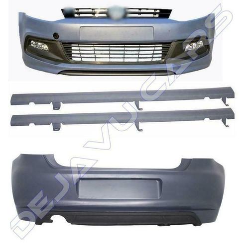 R line Look Bumper Side skirts voor Volkswagen Polo 6R / 6C, Auto-onderdelen, Carrosserie en Plaatwerk, Nieuw, Volkswagen, Voor