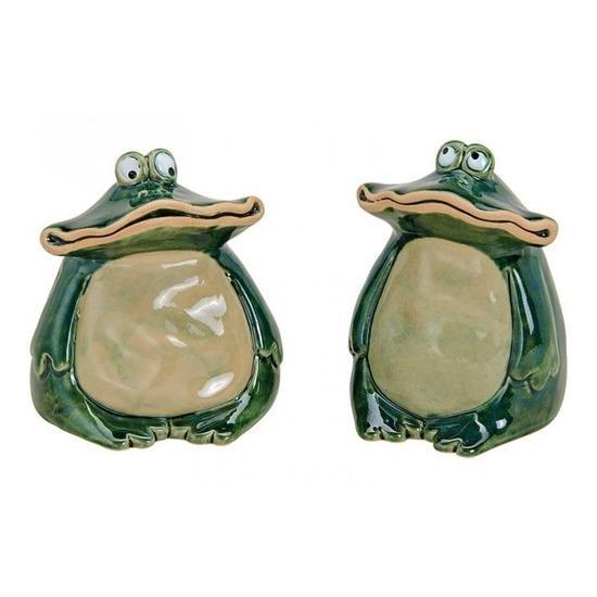 Kikker/pad beeldje tuindecoratie 12 cm - Beeldjes, Verzamelen, Beelden en Beeldjes, Verzenden