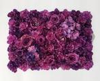 Flowerwall 40x60 cm 6 Paarstinten Rozen en Hortensia, Hobby en Vrije tijd, Ophalen of Verzenden, Nieuw