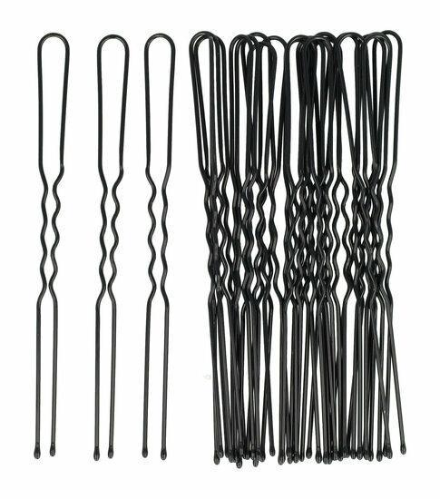 Haarpinnen Haardotspelden 8cm Zwart – Set van 24 Stuks, Sieraden, Tassen en Uiterlijk, Uiterlijk | Haarverzorging