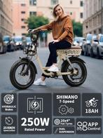 Fatbike | Onesport W77 | APP | 80 - 90 km | hydraulisch rem, Ophalen of Verzenden, Nieuw