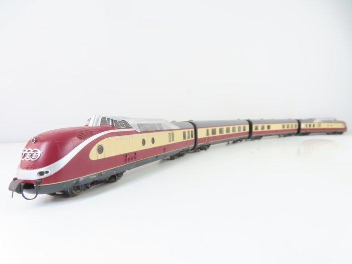 Märklin H0 - 37605 - Treinstel (1) - 4-Delige set VT 11.5, Hobby en Vrije tijd, Modeltreinen | H0