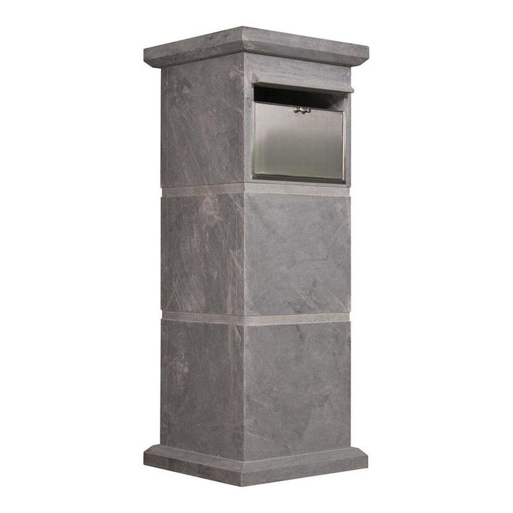 Basic 005 natuursteen pakketbrievenbus, Tuin en Terras, Brievenbussen, Nieuw, Verzenden