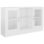 Vitrinekast 120cm Wit | Stijlvol OP=OP | 55% korting, Huis en Inrichting, Kasten | Vitrinekasten, 100 tot 150 cm, Nieuw, Ophalen of Verzenden