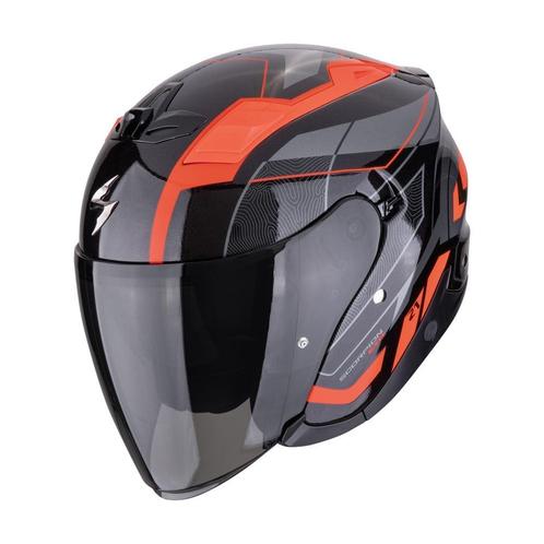 Scorpion EXO-Z1 Vue Zwart Rood Jethelm, Motoren, Kleding | Motorhelmen, Jethelm, Heren, XXL, Nieuw met kaartje, Overige merken