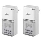 Tijdschakelaar buiten | Goobay | 2 stuks, Doe-het-zelf en Verbouw, Elektra en Kabels, Verzenden, Nieuw