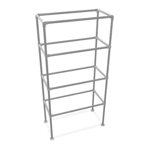 Steigerbuis Kast Larisa | Staal 33.7 mm | Staand | DIY | Doe, Huis en Inrichting, Kasten | Overige, Ophalen of Verzenden