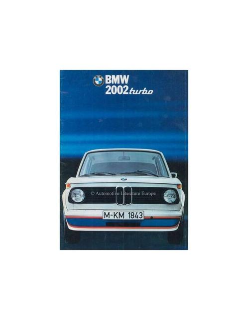 1974 BMW 2002 TURBO BROCHURE NEDERLANDS, Boeken, Auto's | Folders en Tijdschriften, BMW