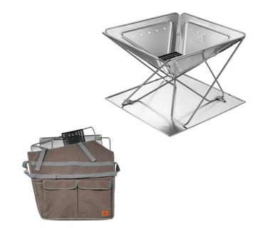 Zeer grote Campingmoon vuurschaal firepit BBQ voor kamperen beschikbaar voor biedingen