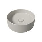 Opbouw Waskom Salenzi Hide Circle 40x12 cm Mat Grijs, Ophalen of Verzenden, Nieuw, Overige typen