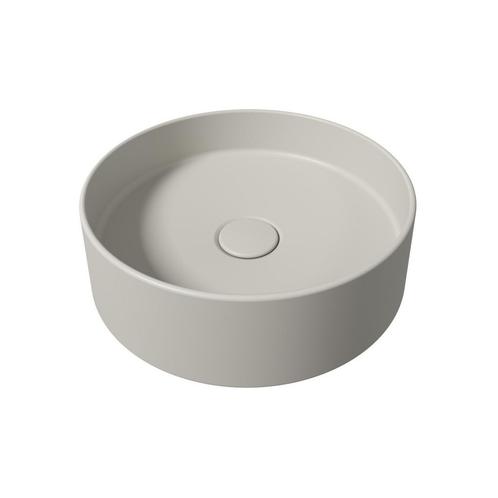 Opbouw Waskom Salenzi Hide Circle 40x12 cm Mat Grijs, Doe-het-zelf en Verbouw, Sanitair, Overige typen, Nieuw, Ophalen of Verzenden