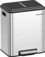 Afvalemmer - pedaalemmer - prullenbak - 30 liter (2x15L) -, Huis en Inrichting, Woonaccessoires | Prullenbakken, Verzenden, Nieuw