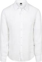 BOSS Relegant Overhemd Linnen Wit maat XL Heren, Verzenden, Nieuw, Wit, BOSS