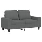 Tweezitsbank 120cm Donkergrijs - Retourdeal! 35% Korting, Huis en Inrichting, 150 tot 200 cm, 75 tot 100 cm, Ophalen of Verzenden