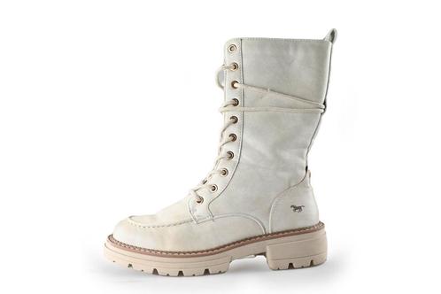 Mustang Veterboots in maat 37 Wit | 10% extra korting, Kleding | Dames, Schoenen, Wit, Zo goed als nieuw, Overige typen, Verzenden