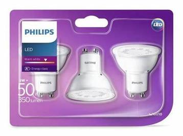Philips LED lampen GU10 5 watt warm wit beschikbaar voor biedingen