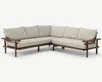 Hoek Loungeset Laruna Acaciahout Vintage Bruin /  Wit The, Verzenden, Nieuw