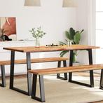 Eettafel Acacia 160cm - Retourdeal - Kwaliteit voor Minder!, Huis en Inrichting, Tafels | Eettafels, Nieuw, Vijf personen of meer
