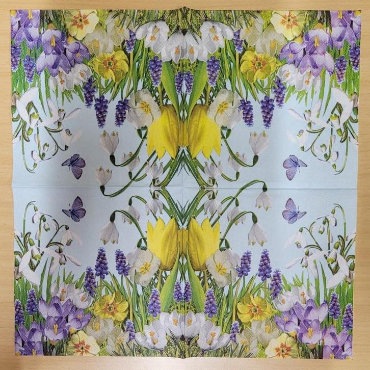 Ambiente - Lunch servet - Spring Time, Hobby en Vrije tijd, Knutselen, Nieuw, Verzenden