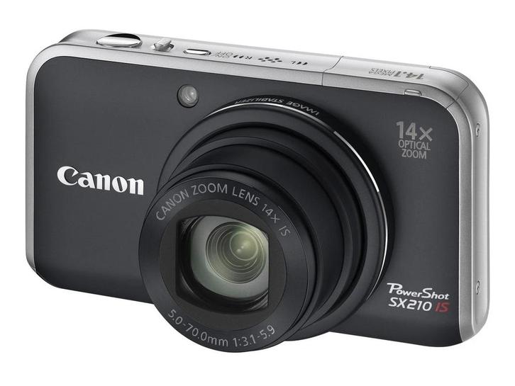 Canon PowerShot SX210 IS Digitale Compact Camera - Grijs, Audio, Tv en Foto, Fotocamera's Digitaal, Zo goed als nieuw, Verzenden