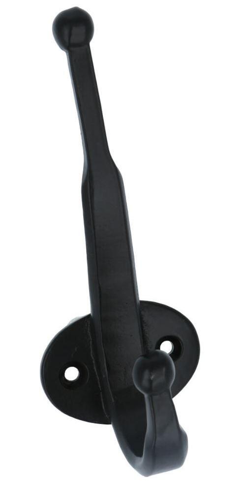 Kapstokhaak ijzer zwart 125 mm, Huis en Inrichting, Woonaccessoires | Kapstokken, Verzenden